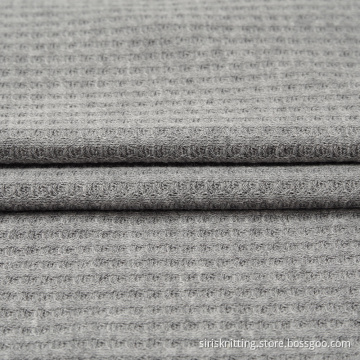 Rayon Polyester Spandex Hacci Waffle Brushed Fabric
